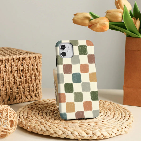 Iphone Wavy Daisy Hard Phone Case