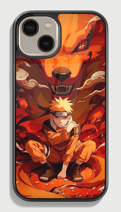Naruto nine tails  Glass case