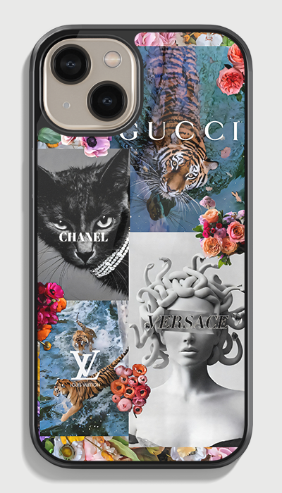 Aesthetic collage Glass case