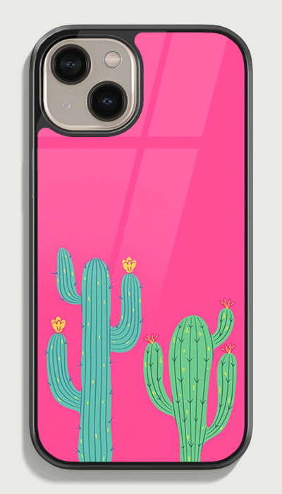 Cactus Bloom Glass case