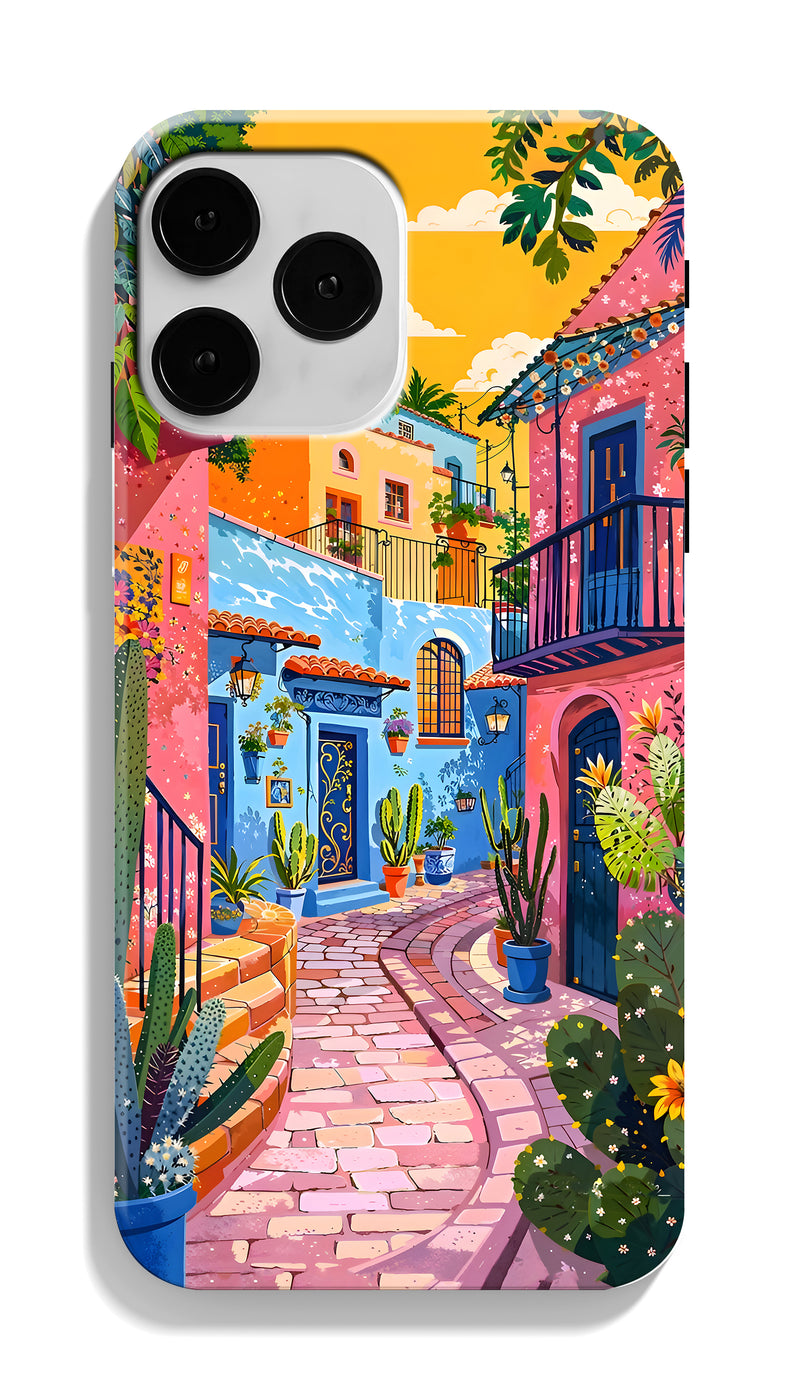 Golden hour lane Hard case