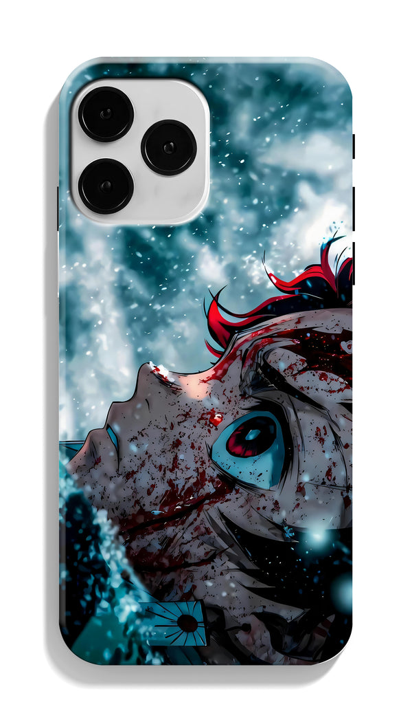 Tanjiro -crimson snow Hard case