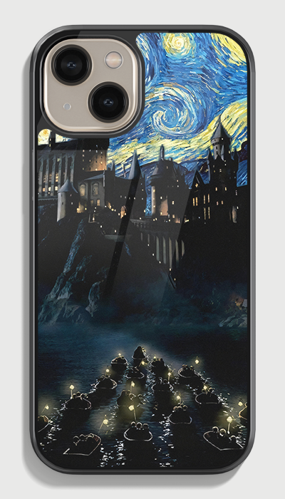 starry nigth Glass case