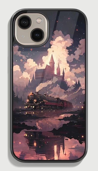 castel in the sky Glass case
