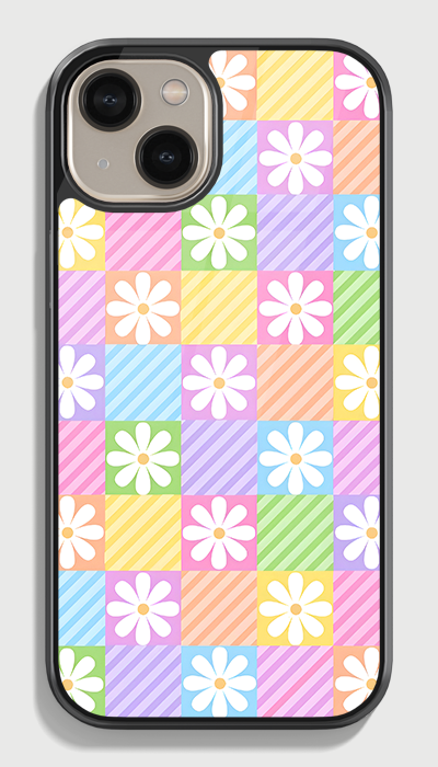 pastel picnic Glass case