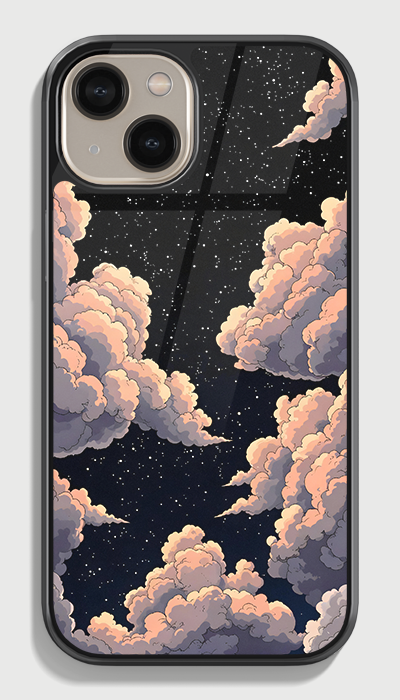 Starlit Clouds Glass case
