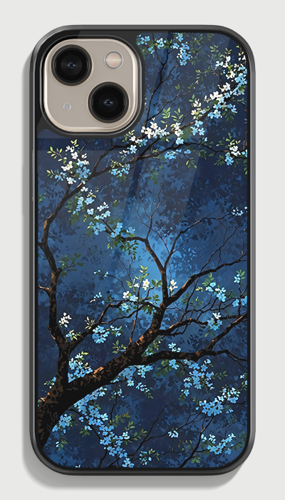 Midnight Bloom Glass case