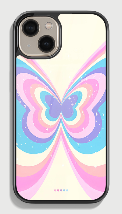Butterfly Bloom Glass case