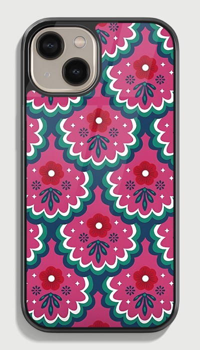 Retro Bloom Glass case