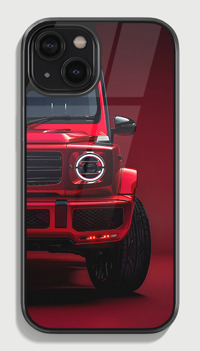 Red G-Wagon Glass case