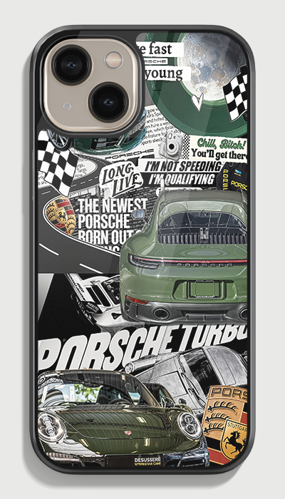 Long live porsche Glass case
