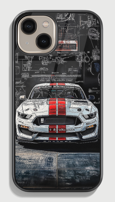 Mustang Shelby Glass case